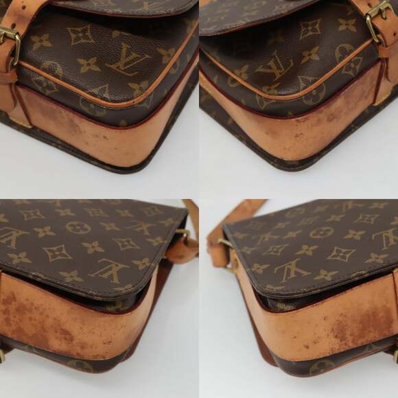 LOUIS VUITTON Monogram Cartesier MM Shoulder Bag M51253 - Picture 10 of 12